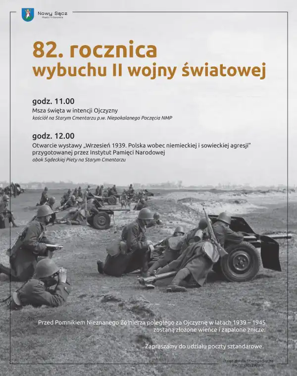 Nowy Sącz: Obchody rocznicy wybuchu II wojny światowej