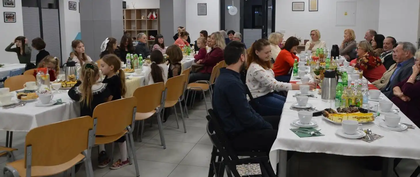 Wigilijna magia w Zamieściu. Mieszkańcy przy wspólnym stole