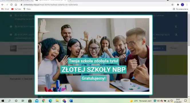 Uczniowie ZSP w Krynicy-Zdroju wywalczyli tytuł „Złotej Szkoły NBP”