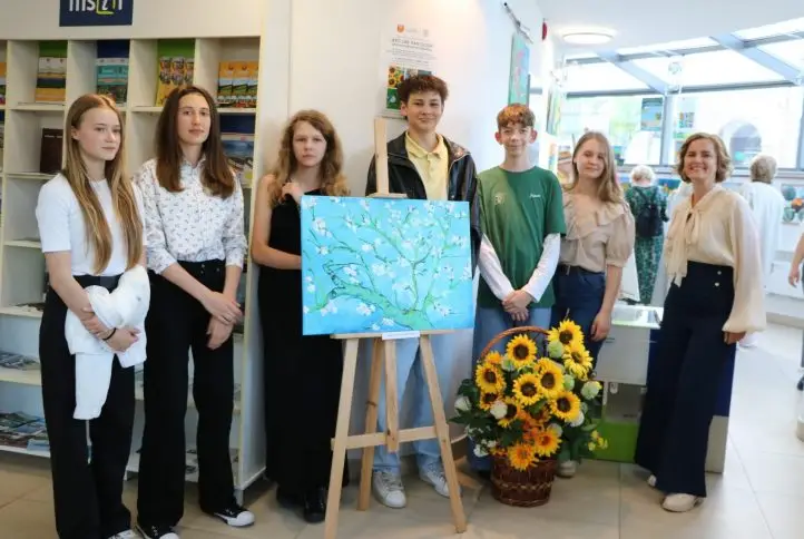 Poszli śladami Vincenta van Gogha. Uczniowie z Limanowej pokazali swój talent