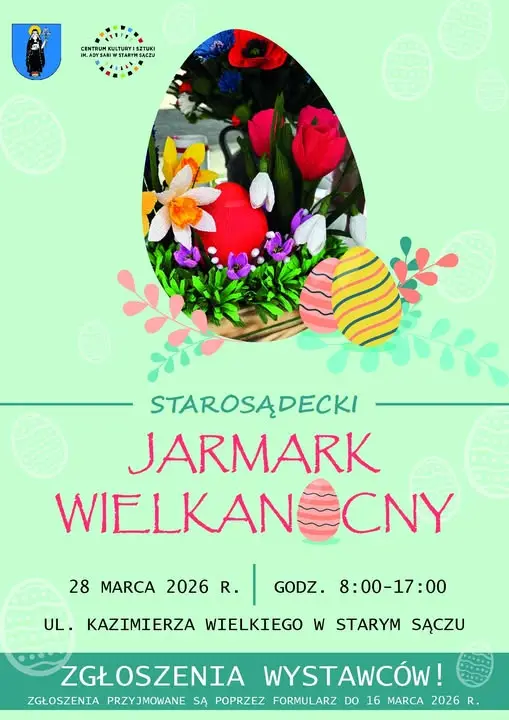 Starosądecki Jarmark Wielkanocny zaprasza wystawców