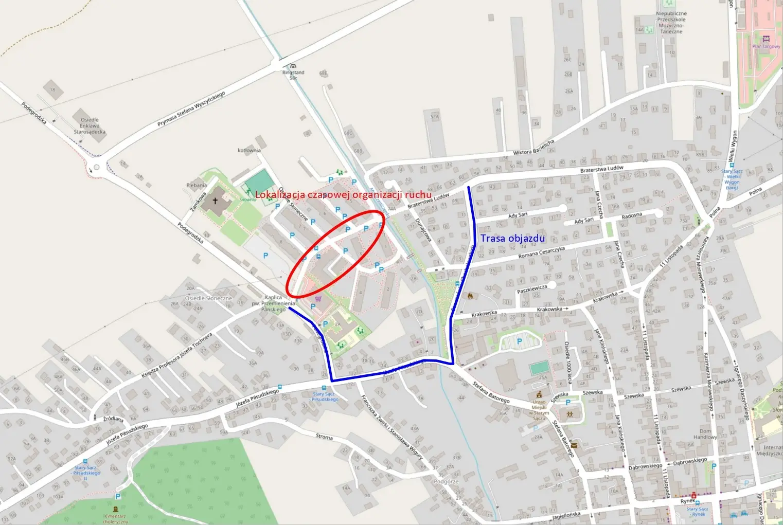 Zmiany dla kierowców i pasażerów w Starym Sączu. Miasto informuje o remoncie