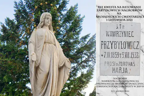 1 listopada na starosądeckich cmentarzach XVI kwesta na rzecz ratowania zabytkowych nagrobków