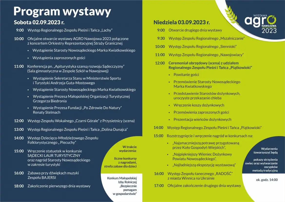 Trwają ostatnie przygotowania do weekendowej wystawy AGRO Nawojowa
