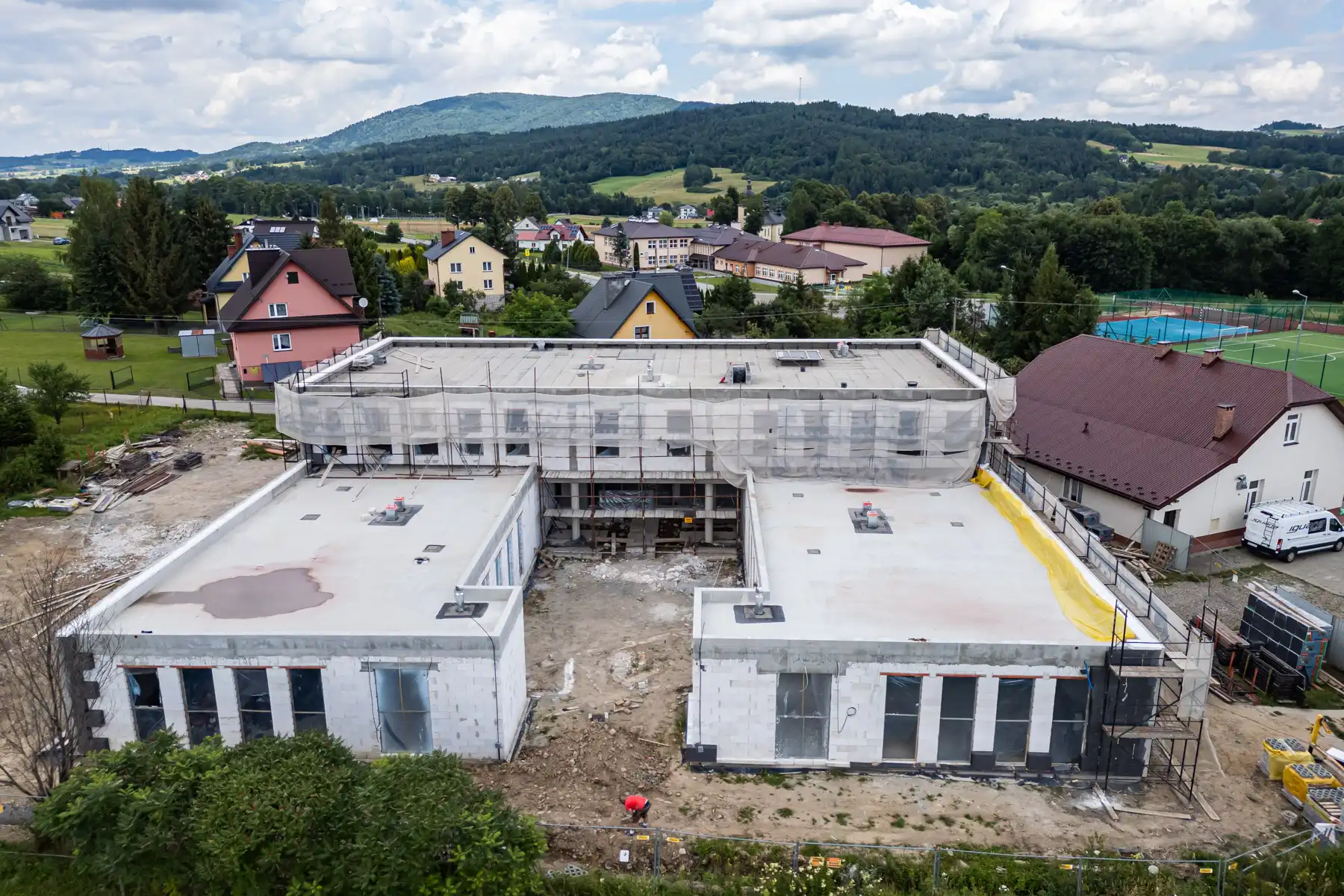 Prace przy budowie przedszkola we Florynce postępują zgodnie z planem