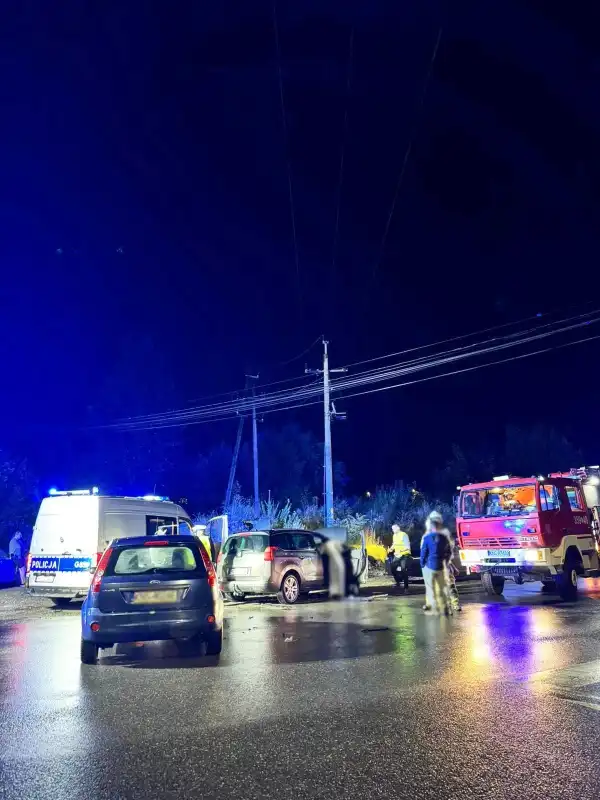 Kolizja w Kamionce Wielkiej
