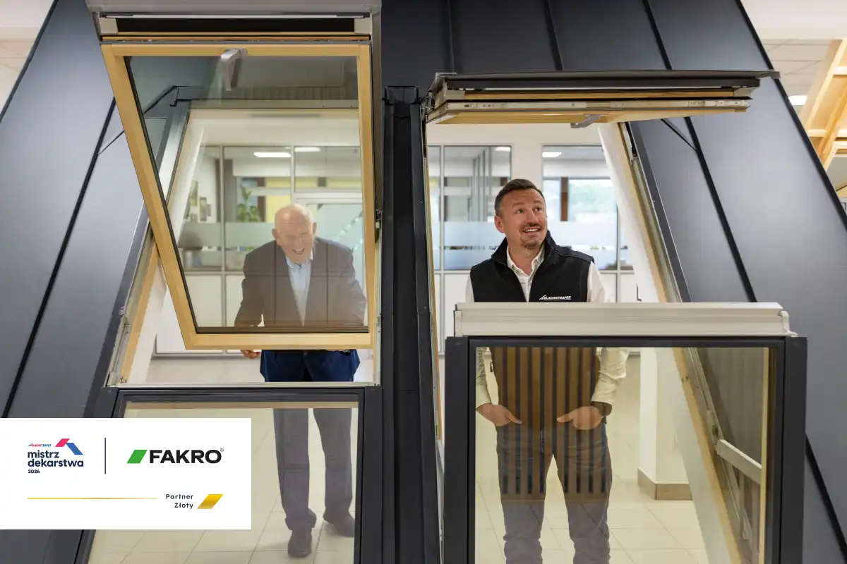 Adam Małysz w Nowym Sączu. Mistrz sportu spotkał się z mistrzami dekarstwa w Fakro