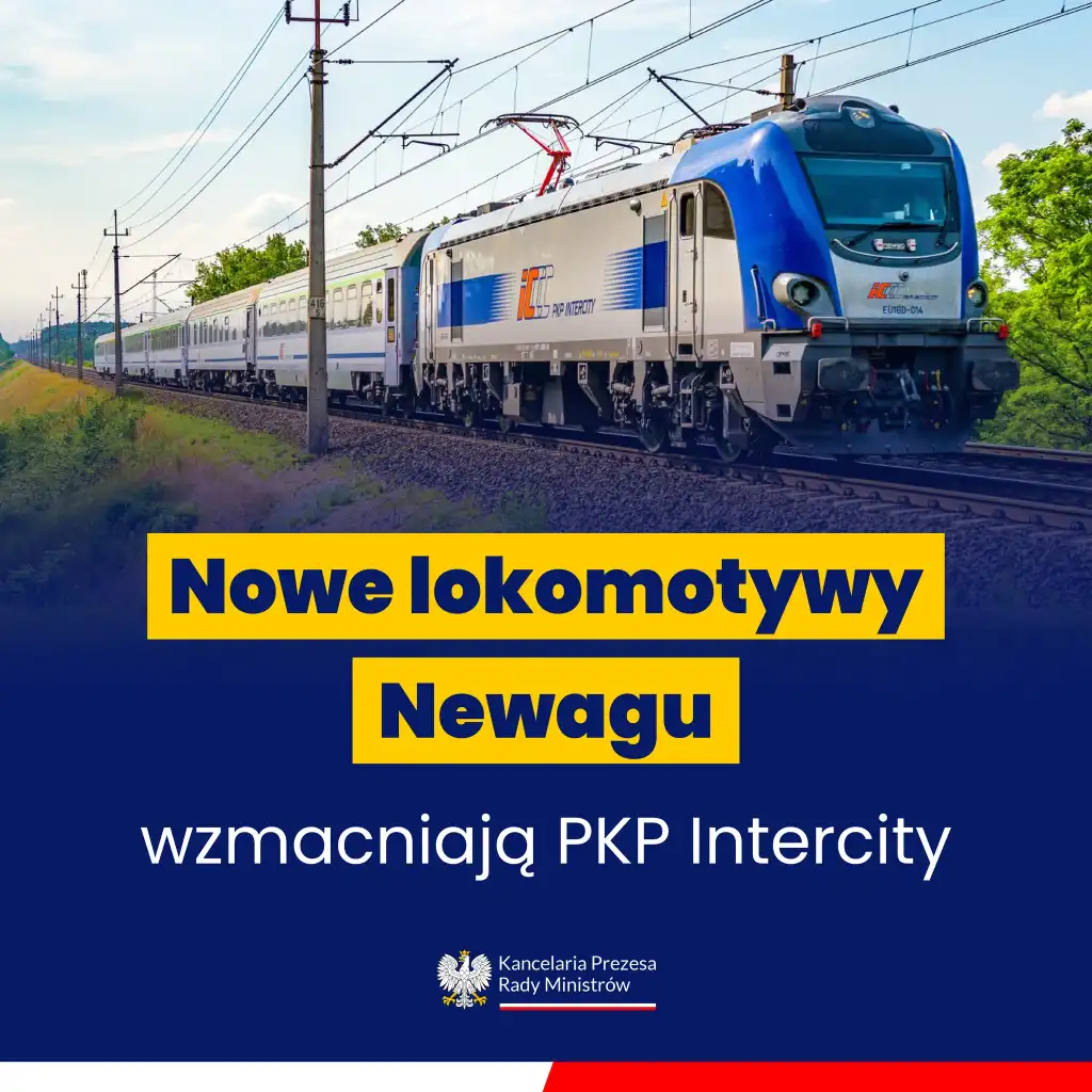 NEWAG podsumowuje rok sukcesem. Nowe lokomotywy dla PKP Intercity